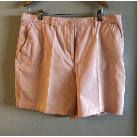 Ralph Lauren Women's Pink Bermuda Shorts- Size-16 - Picture 1 of 6